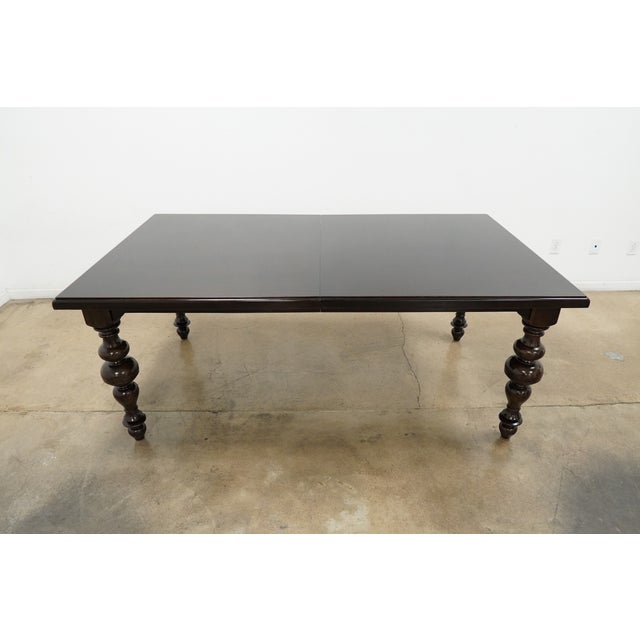 Turned Leg Extendable Dining Table For Sale - Image 12 of 16