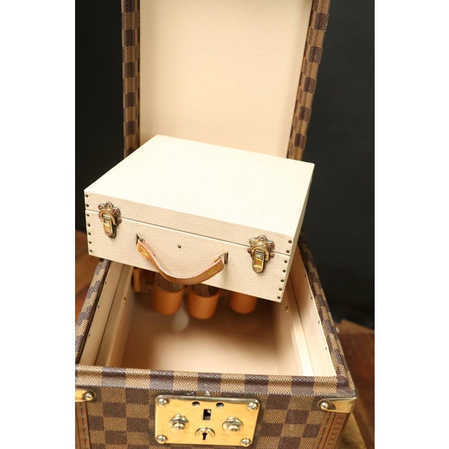 Damier Vanity Case from Louis Vuitton, 1950s For Sale - Image 9 of 13