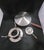 Mid-Century Modern Vintage Mid-Century Modern Stainless Steel & Teak Chafing/Fondue Set - 6 Pc For Sale - Image 3 of 17