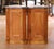 Late 19th Century Pair of 19th Century French Louis Philippe Marble Top Walnut Corner Cabinets For Sale - Image 5 of 9