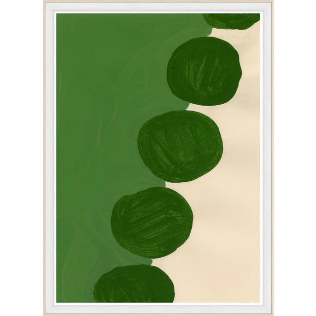 Boxwood Canvas - Hand Embellished Framed Art by Susan Hable For Sale