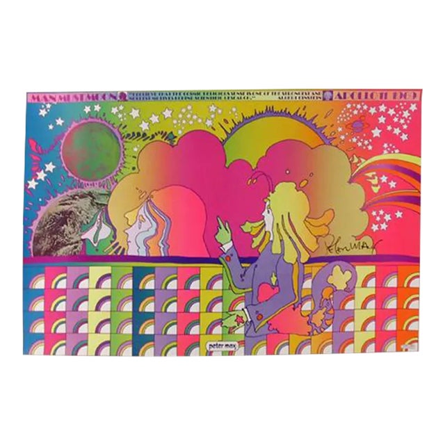 Apollo Number 1 (Man Must Moon), Peter Max For Sale