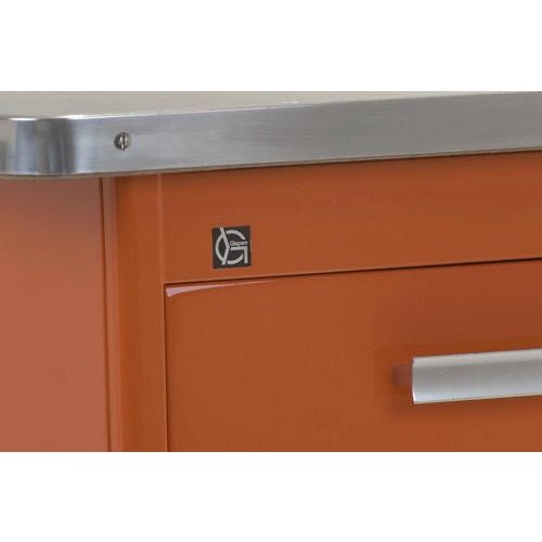 Desk in Sheet Steel from Gispen, 1955 For Sale - Image 16 of 18