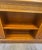 Sligh-Lowry Furniture Co. Fine Vintage Sligh Furniture Greek Key Leather Top Bookcase Front Knotty Pine Desk For Sale - Image 4 of 12