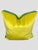 2020s Chartreuse Velvet Box Pillow Pair Cord Green Tape For Sale - Image 5 of 10