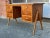 Art Deco Danish Teak and Oak Desk with 6 Drawers and Top of Nuts, 1940s, in Very Good conditions. Designed 1920 to 1949