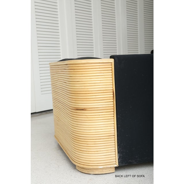 Late 20th Century Pencil Reed Three Seat Sofa For Sale - Image 12 of 16