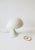 English White and Gold Porcelain Jewelry Dish, Circa 20th Century, England For Sale - Image 9 of 11