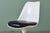 Set of 4 Eero Saarinen for Knoll Tulip Chairs in White & Black Leather For Sale - Image 17 of 18