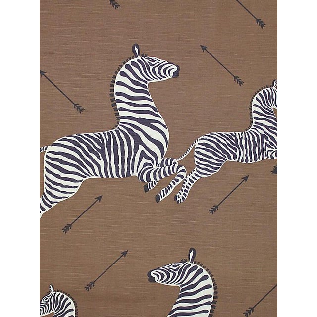 Scalamandre Zebras, Safari Brown Fabric Chairish