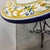 Grandi Maioliche Ficola outdoor table, hand-painted, Italy Magnificent round outdoor table by Grandi Maioliche Ficola....