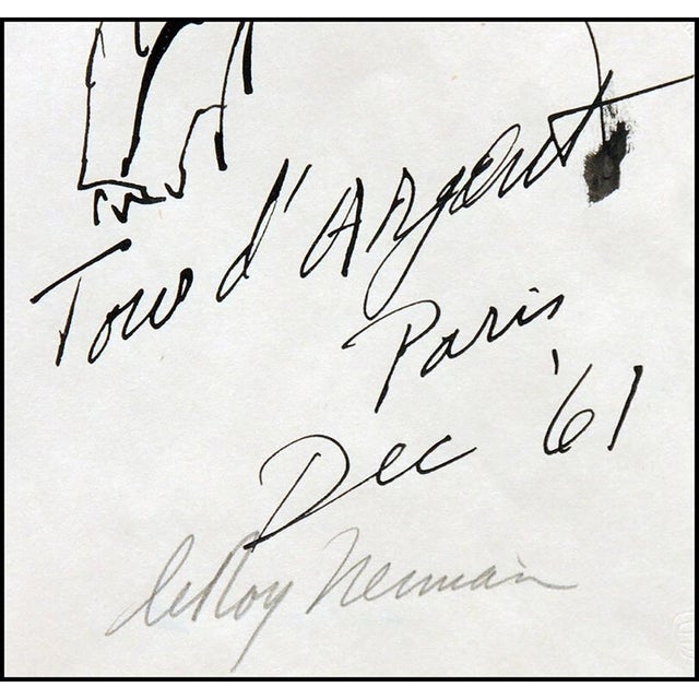 Abstract Expressionism 1960s Tour d' Argent, LeRoy Neiman For Sale - Image 3 of 4