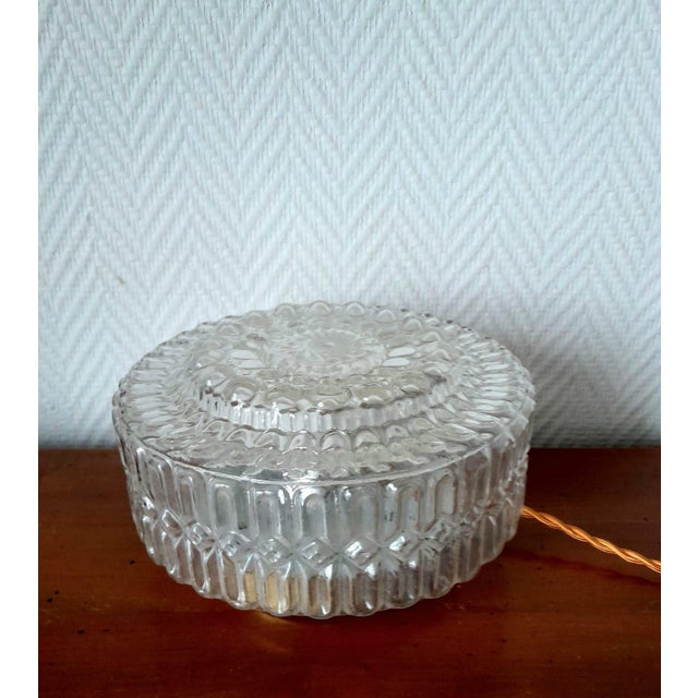 Black Art Deco Table Lamp, 1950s For Sale - Image 8 of 10