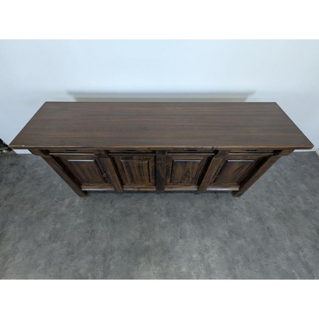 Vintage Elm Sideboard from Aranjou For Sale - Image 3 of 6
