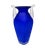 Contemporary Steven Newell Cobalt Satin Art Glass Vase - 1990s For Sale - Image 3 of 8