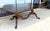 Brown Drexel Heritage Banded Mahogany Double Pedestal Dining Table With Two Leaves For Sale - Image 8 of 17