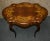 Inlaid Mahogany Table Renaissance Revival Turtle Top Parlor 1900s Victorian For Sale - Image 4 of 13