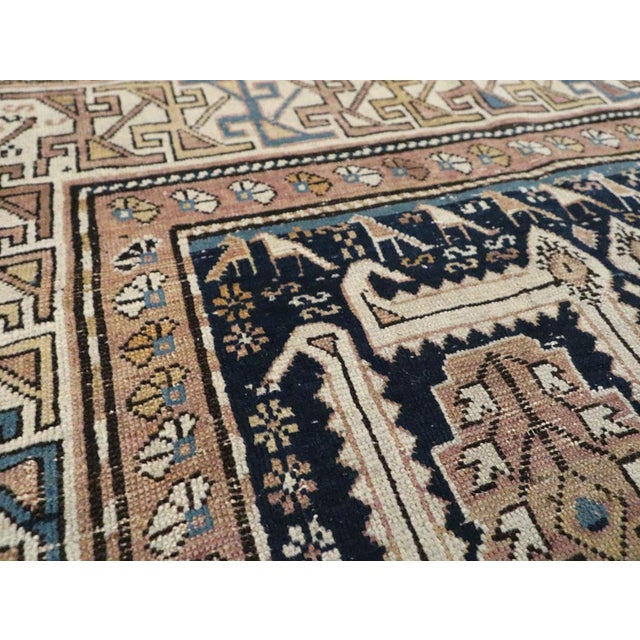 Galerie Shabab Collection Early 20th Century Caucasian Shirvan Scatter Rug For Sale In New York - Image 6 of 10