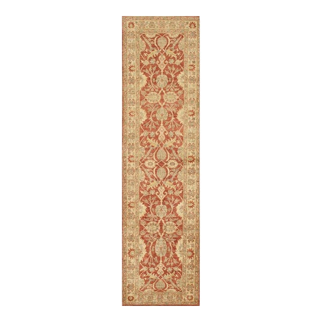 Pasargad Home Ferehan Rust Wool Area Rug, 3' 0'' X 10' 8'' For Sale