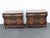 French Heavy Carved Large Nightstands Commodes Small Dressers Chests a Pair 6459 For Sale - Image 14 of 18