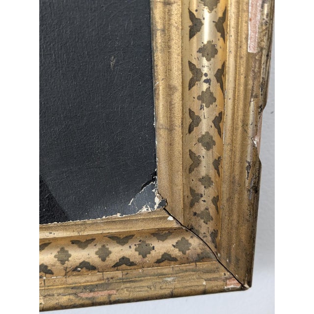 American "Big Ear": 19th Century American Folk Painting of a Gentleman For Sale - Image 3 of 7