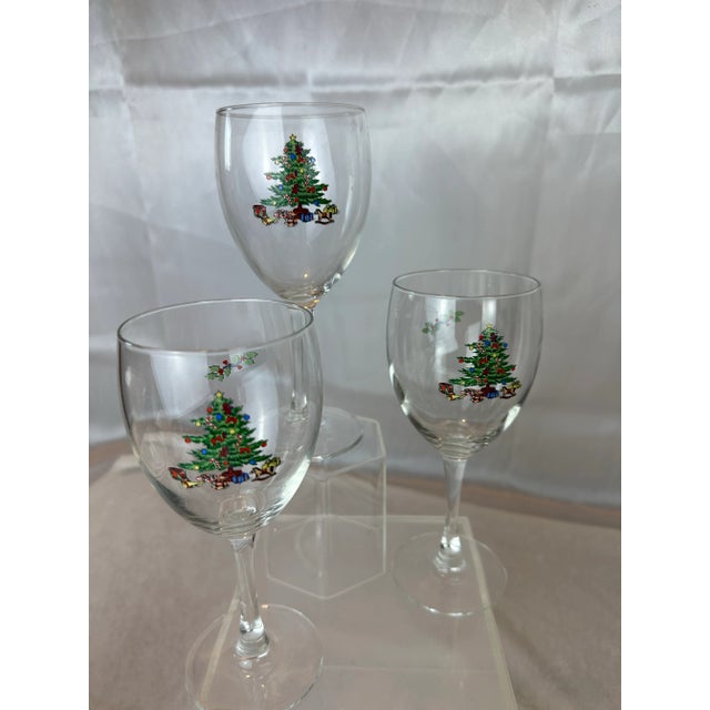Vintage Nikko Christmastime 50-Piece Dinnerware & Stemware Set - Service for 12 For Sale - Image 10 of 14