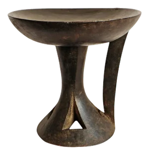 Vintage Naga Serving Bowl Stool