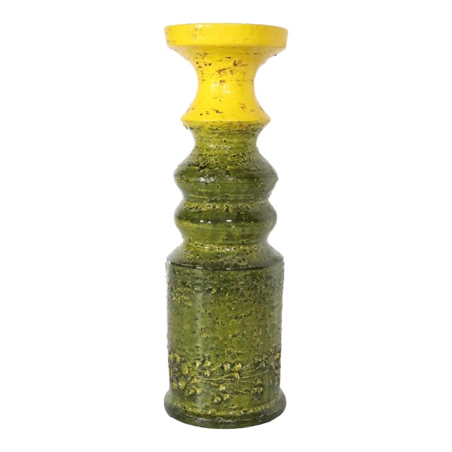 Mid Century Bitossi Candlestick Marked Rosenthal Netter 61/6 Italy For Sale