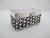Vintage Mexican Taxco sterling silver (925) basketweave trinket or pill box featuring an intricate woven, open-work metal...