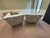Textile Lee Industries Modern Swivel Club Chairs, Set of 2 For Sale - Image 7 of 12
