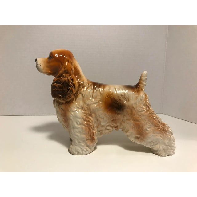 Mid-Century Modern Vintage Shafford Cocker Spaniel Dog Ceramic Figurine #171 For Sale - Image 3 of 9