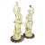 Antique 19th Century French Spelter Allegorical Figural Statues - A Pair For Sale