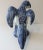 Late 20th Century Vintage Blue and White Chinoiserie Parrot Figurine For Sale - Image 5 of 9