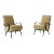 1950s Czech Upholstered Armchairs, A Pair For Sale
