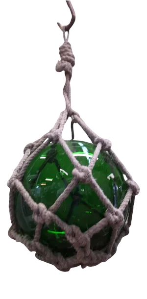 Large Vintage Hand Blown Glass Fishing Float