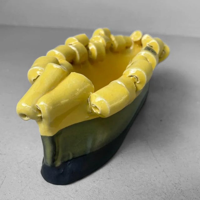 Mid-Century Ceramic Ikebana Centerpiece, Japan, 1950s For Sale - Image 15 of 18