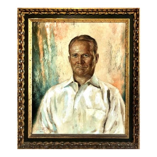 Late 20th-Century Portrait of a New Mexico Man, by Dirk Van Driest For Sale