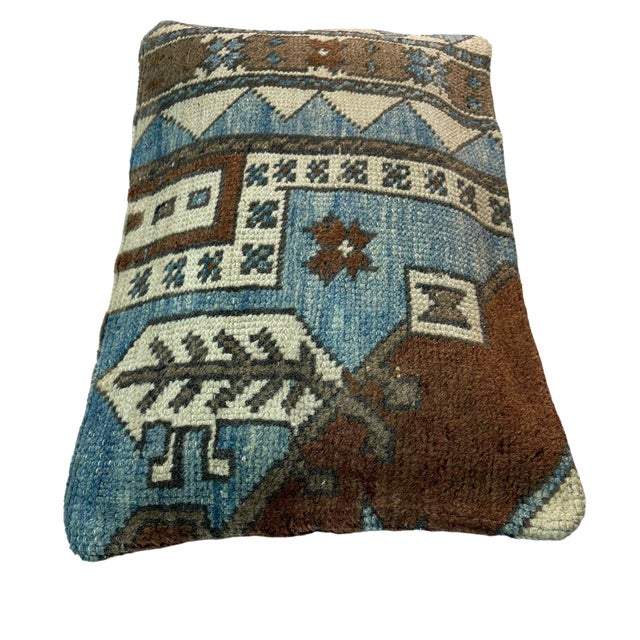 Vintage Turkish Handmade Cushion Cover, 1970s For Sale - Image 9 of 11