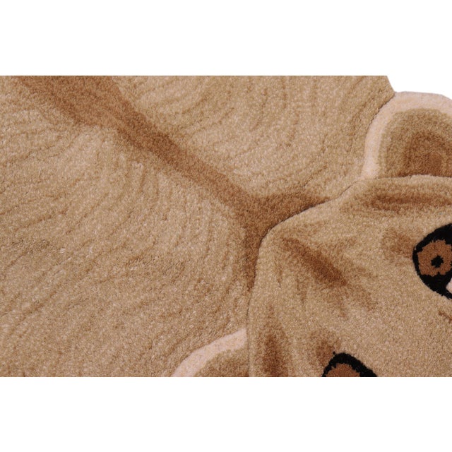 Contemporary Contemporary Decorate Wild Lioness Design Handcuffed Area Rug 4' X 6' For Sale - Image 3 of 7
