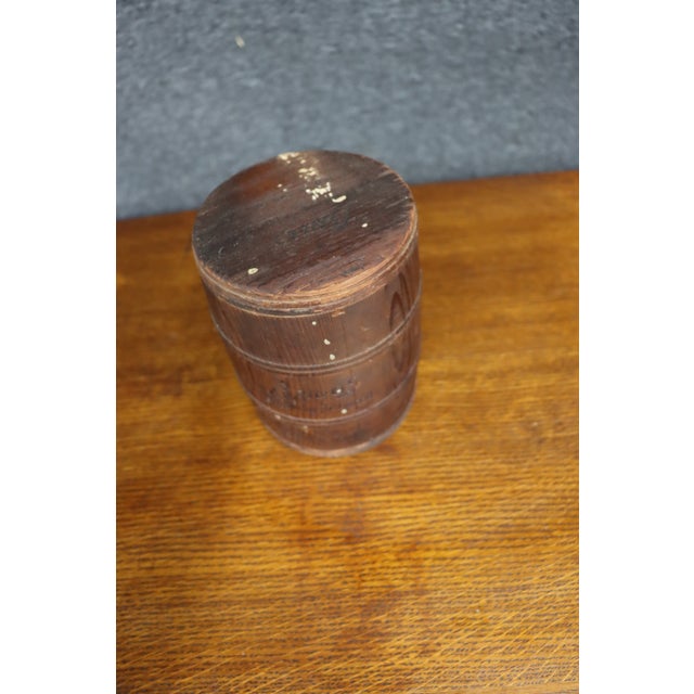 Brigg's Smoking Tobacco Wooden Barrel Humidor With Metal Liner For Sale In Philadelphia - Image 6 of 12