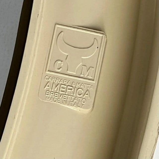 Contemporary Bakelite Wall Mirror in Carrara and Matta America, 1970s For Sale - Image 3 of 11