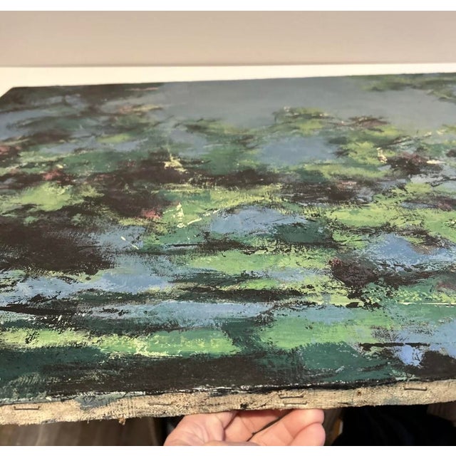 Abstract 1950s Harry Crowley "Tree Top - Rome" Painting For Sale - Image 3 of 7