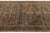 Antique Mahal Runner Rug – Distressed Terracotta & Muted Blue Wool For Sale - Image 4 of 9