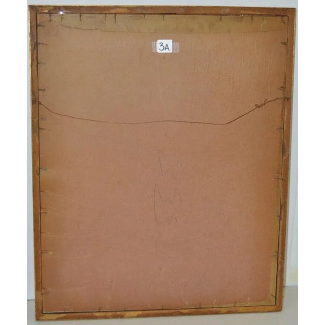 Gray 18th Century French Erotica Color Engraving "La Comparaison" C.1786 For Sale - Image 8 of 9