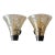 Late 20th Century Mauri Almari Style Champagne Glass Bronze Finish Tea Candle Wall Sconces-a Pair For Sale