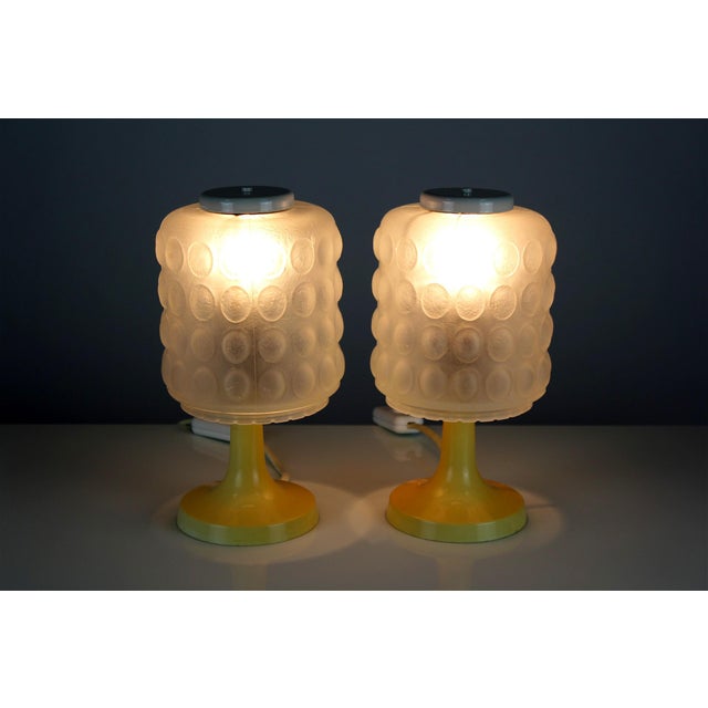 Space Age Table Lamps by Elektroinstala Děčín, Czechoslovakia, 1970s, Set of 2 For Sale - Image 9 of 15