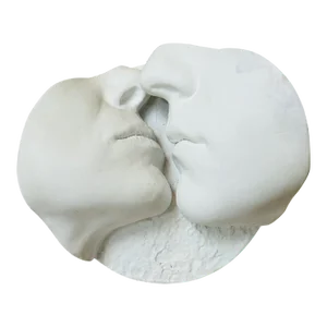1983 John Cutrone “Tenderness” Plaster and Acrylic Sculpture