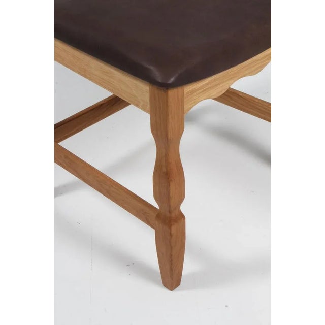 Not Yet Made - Made To Order Model Razorblade Oak Dining Chair by Henning Kjærnulf, Denmark, 2023 For Sale - Image 5 of 10
