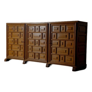 Spanish Rustic Sideboard, 1970s For Sale
