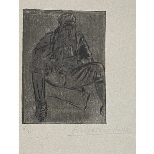 Anselmo Bucci, Military, Etching, 1917 For Sale - Image 3 of 3